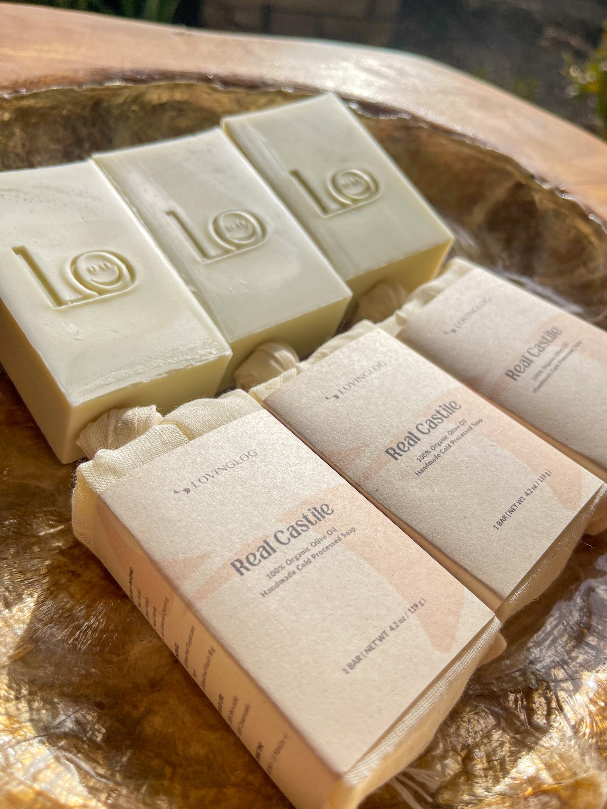 100% Organic Olive Castile Soap (3pk Gift Wrap)