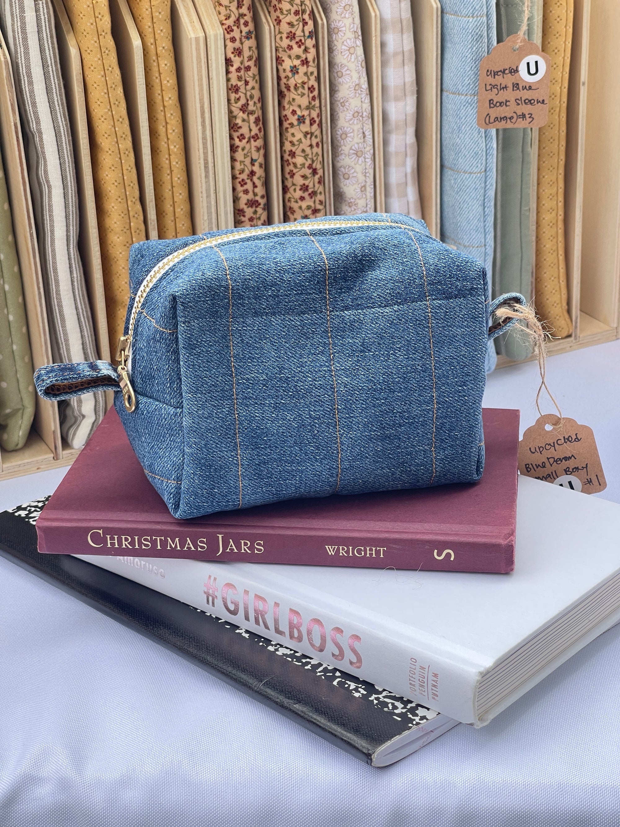Upcycled Small Boxy - Blue Denim