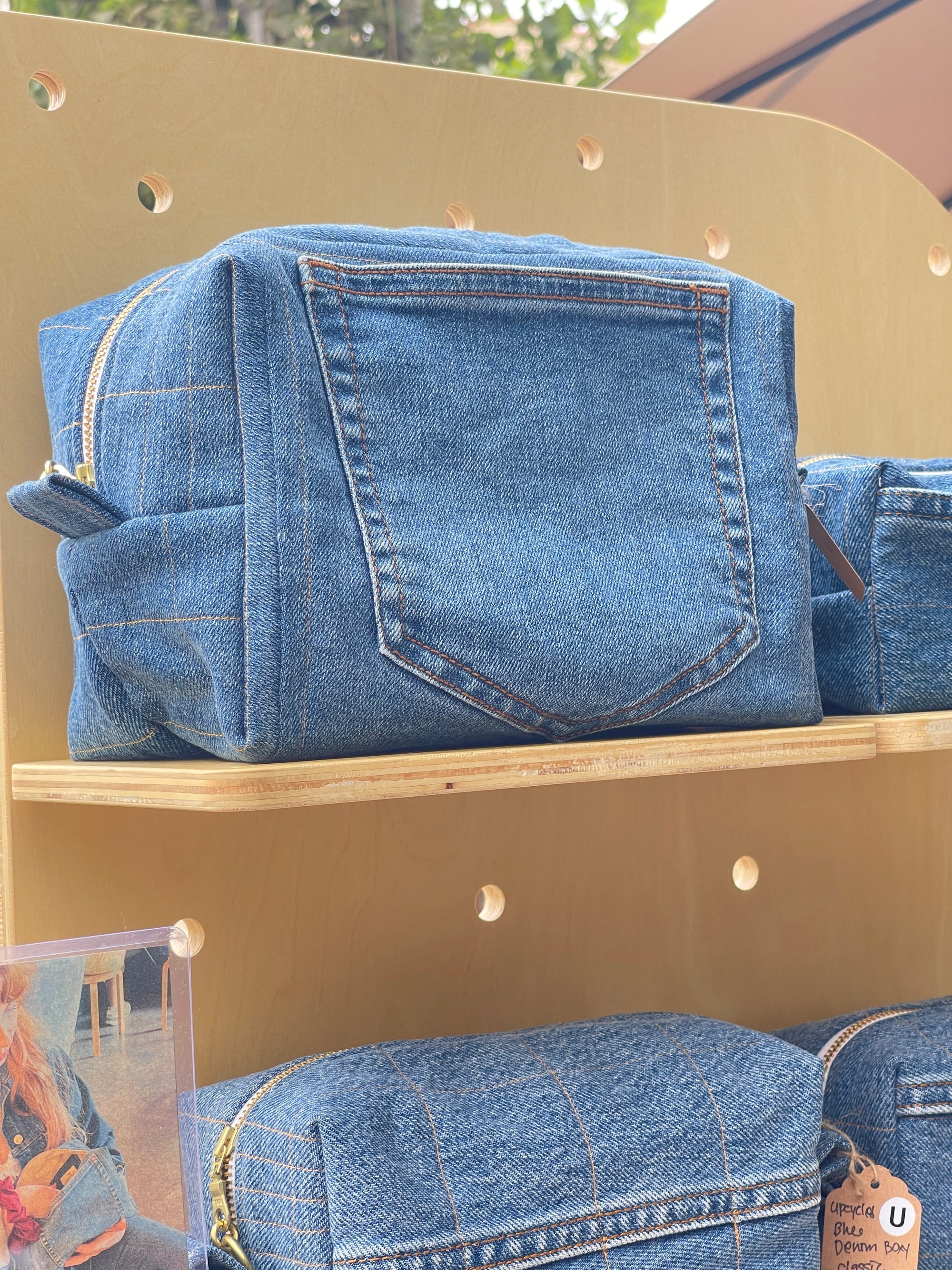 Upcycled Large Boxy - Blue Denim