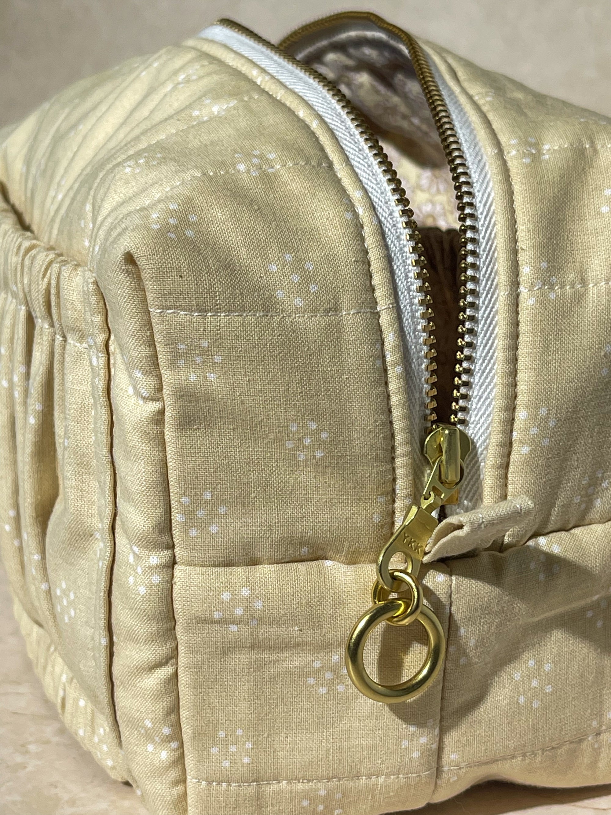 Classic Boxy Ruffle Pocket - Cream Latte