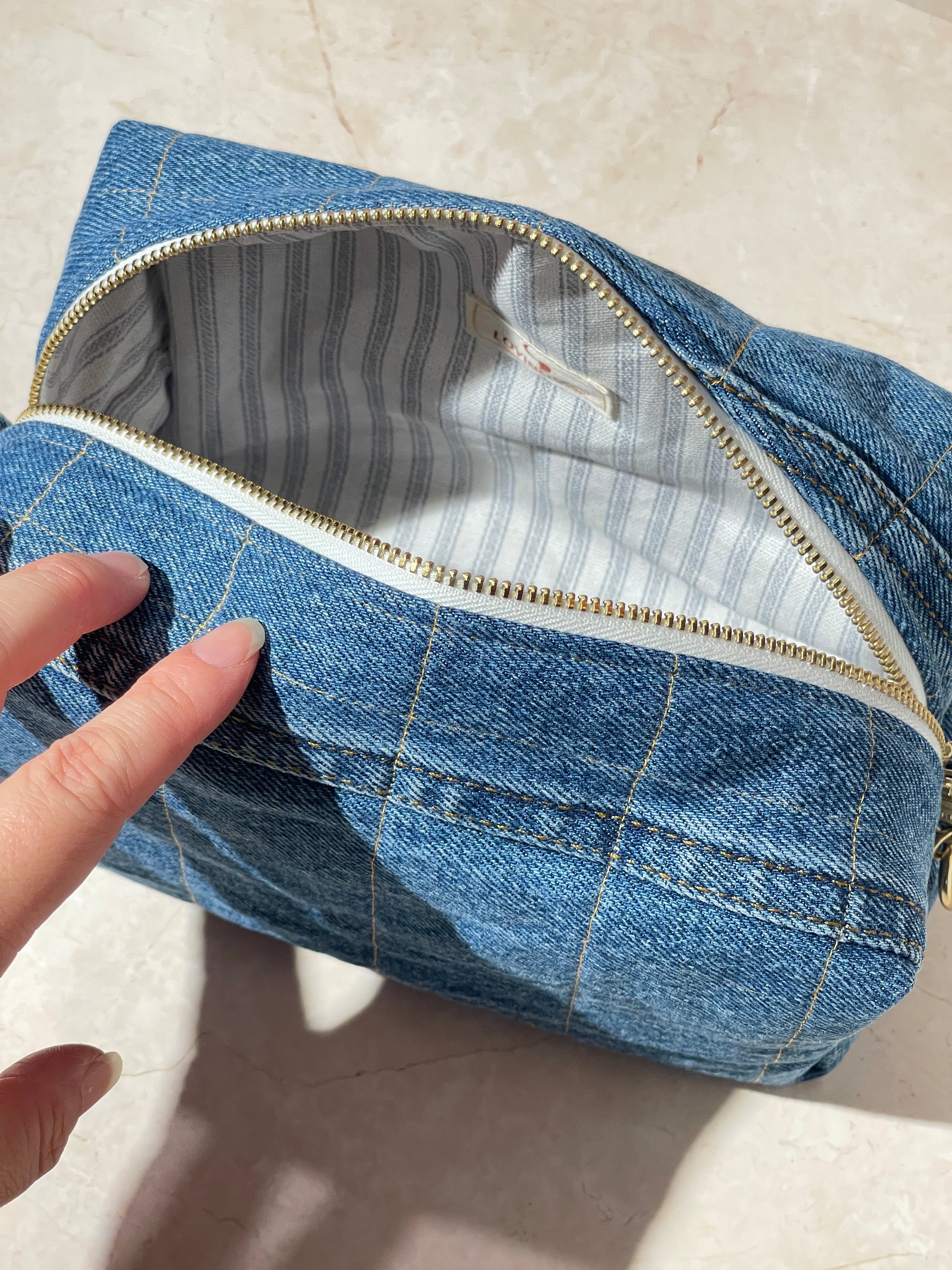 Upcycled Classic Boxy - Blue Jean {One-Of-A-Kind}