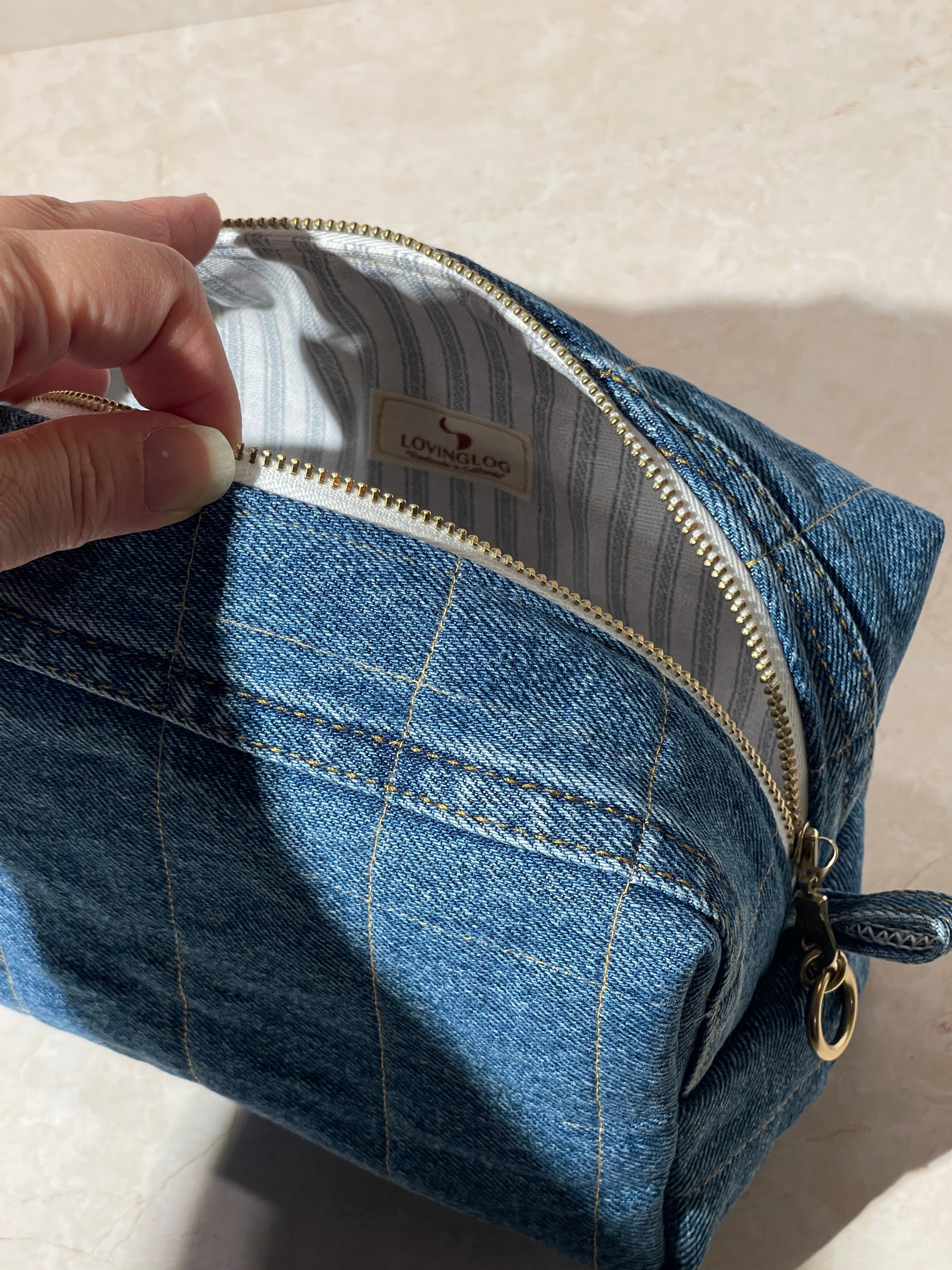 Upcycled Classic Boxy - Blue Jean {One-Of-A-Kind}