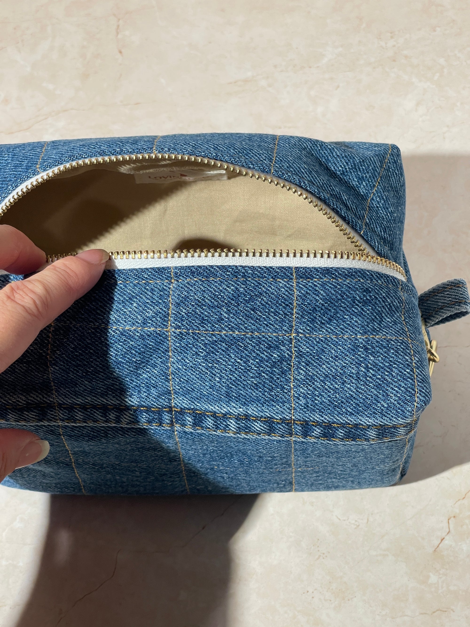 Upcycled Medium Boxy - Blue Jean (1)