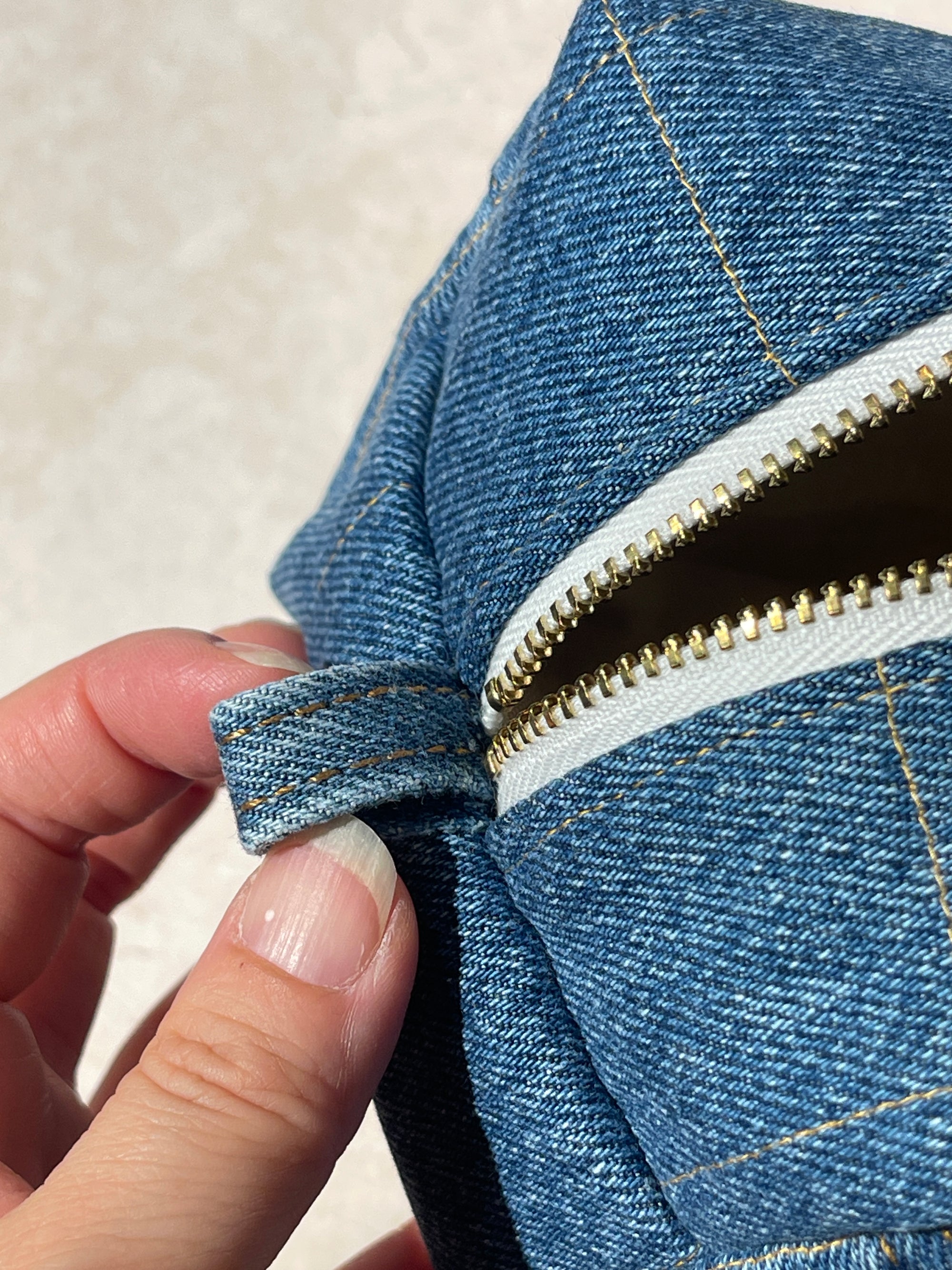 Upcycled Medium Boxy - Blue Jean (2)