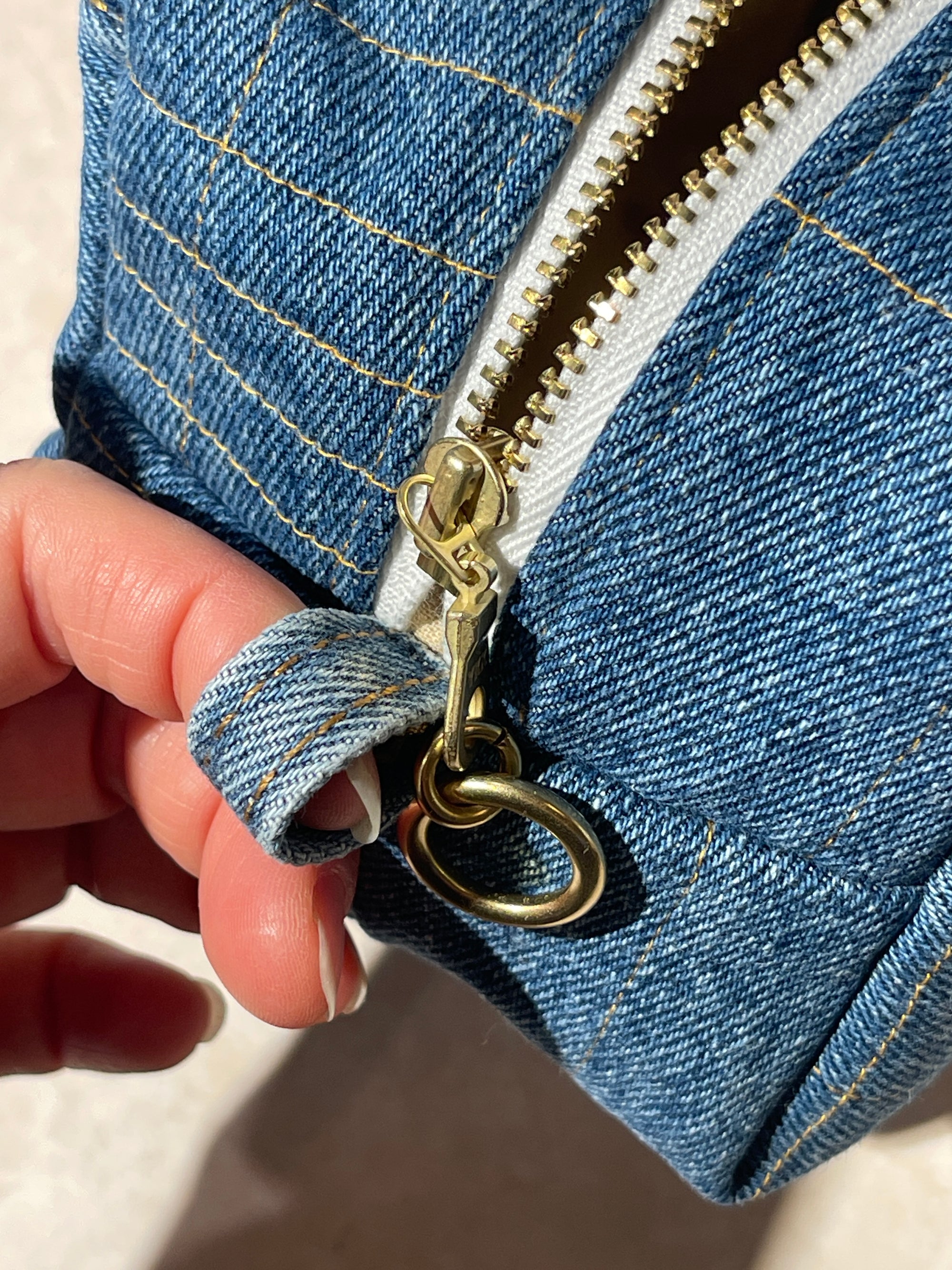 Upcycled Medium Boxy - Blue Jean (2)