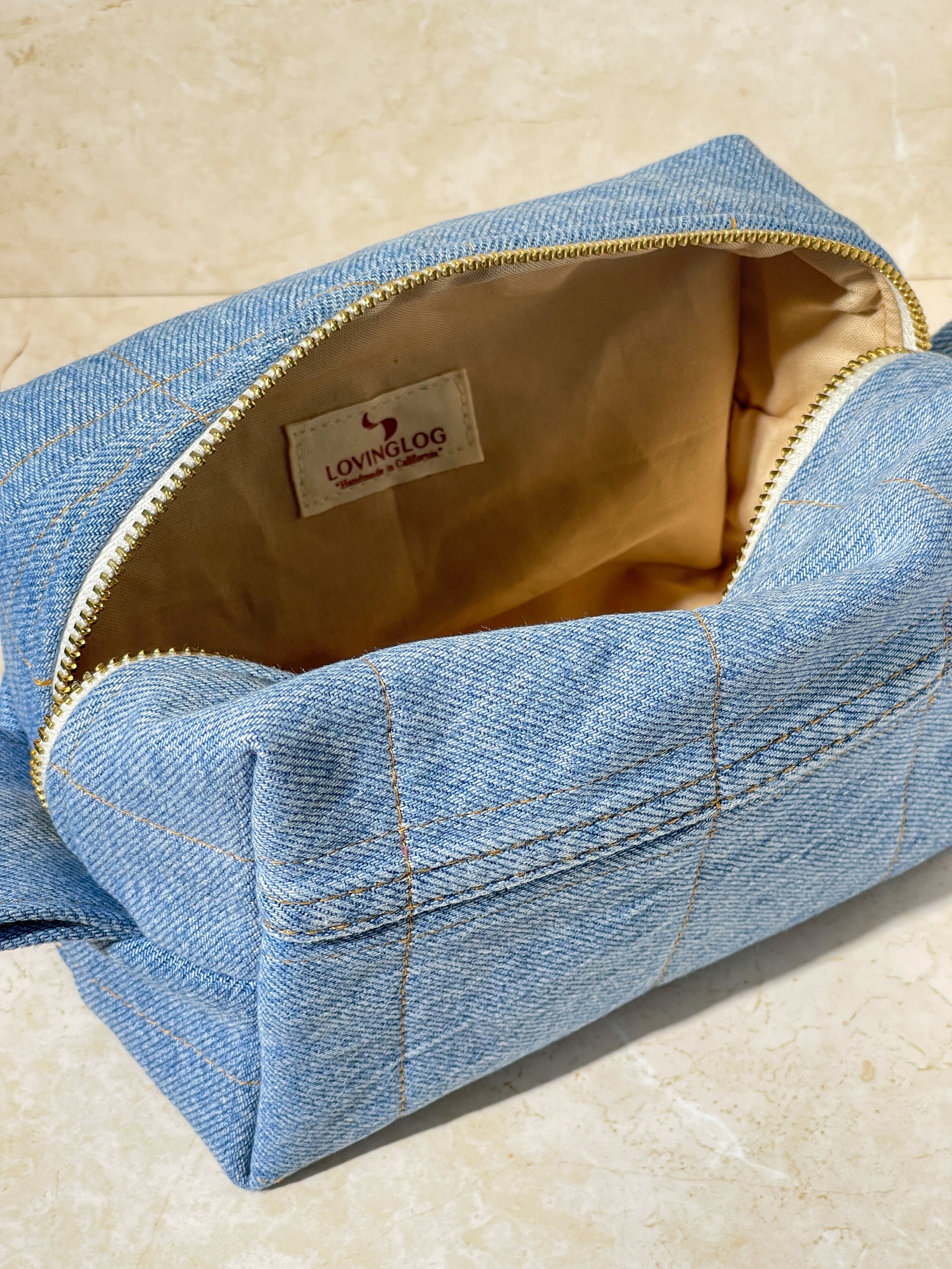 Upcycled Medium Boxy - Light Blue Denim (2)