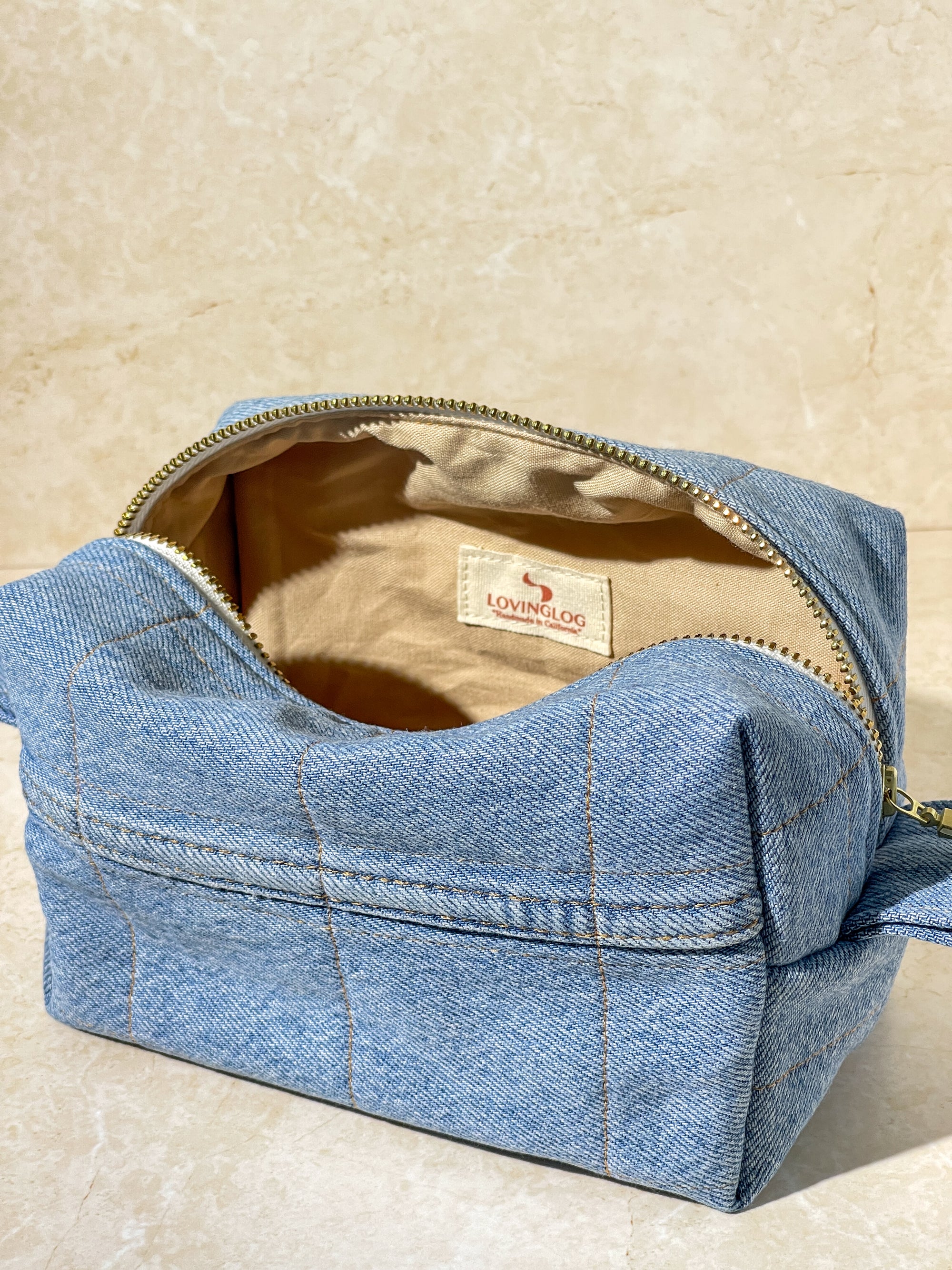 Upcycled Medium Boxy - Light Blue Denim (4)