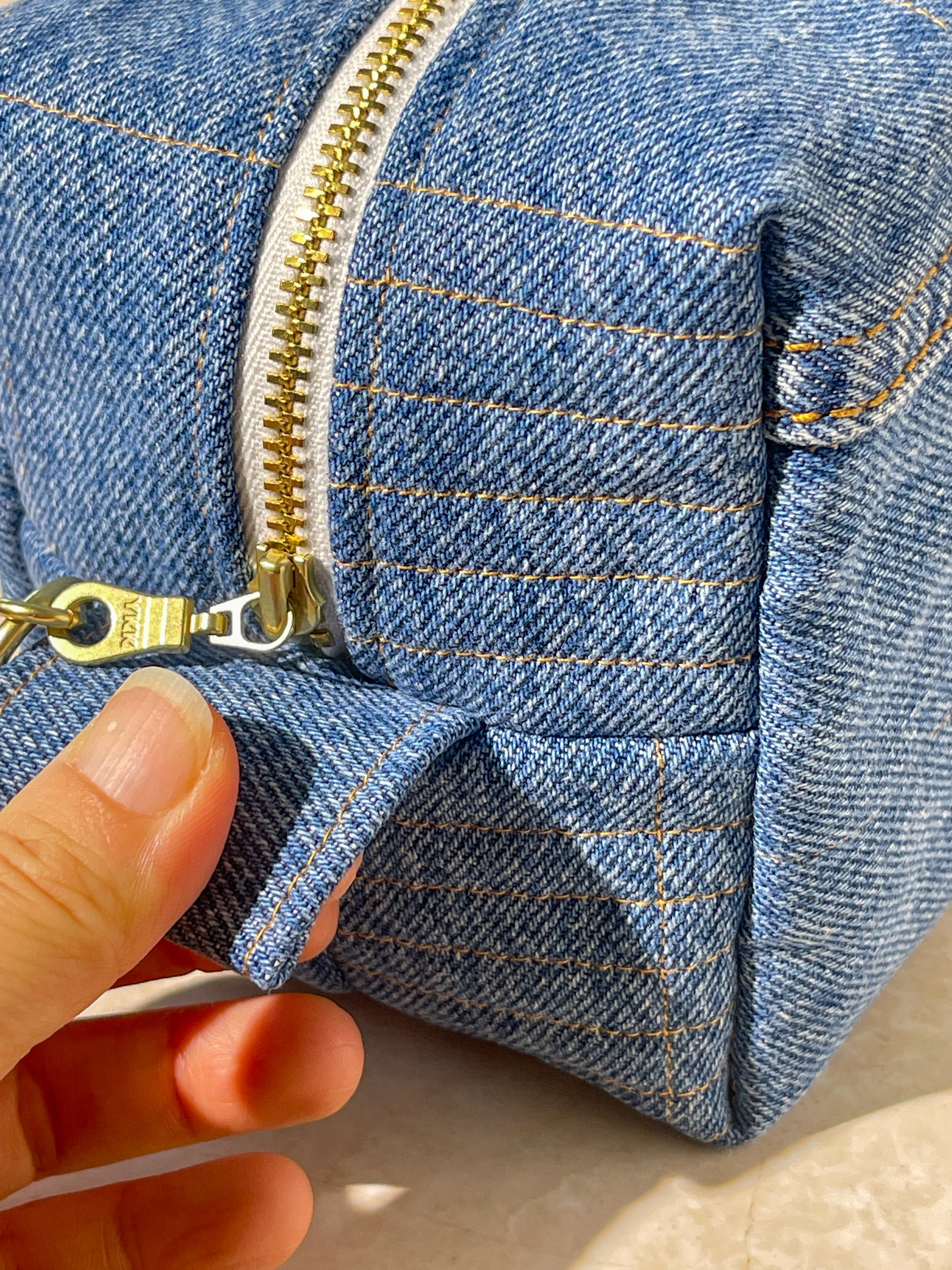 Upcycled Classic Boxy - Blue Denim (2)
