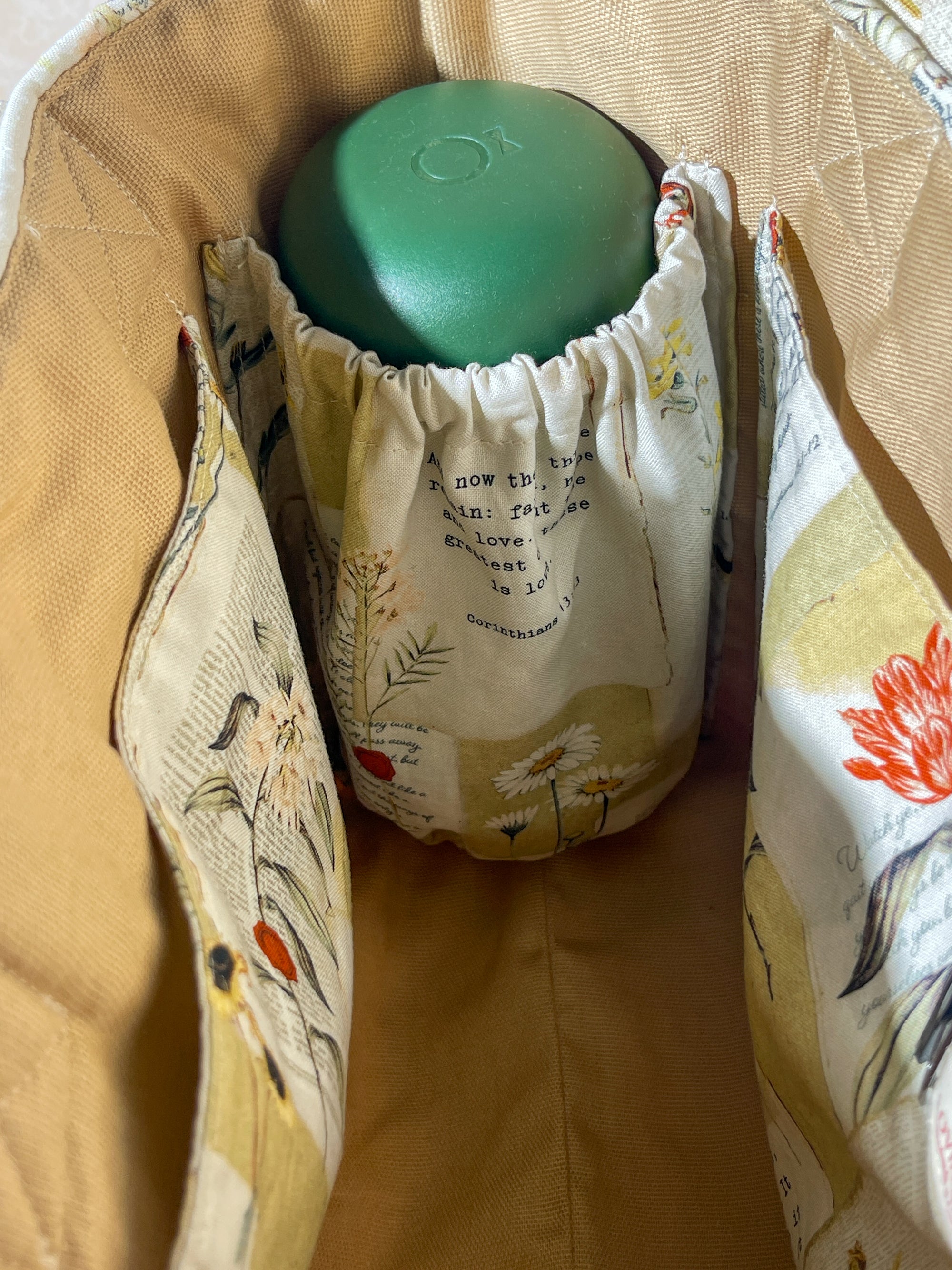 Medium Quilted Tote - Corinthians 13:13
