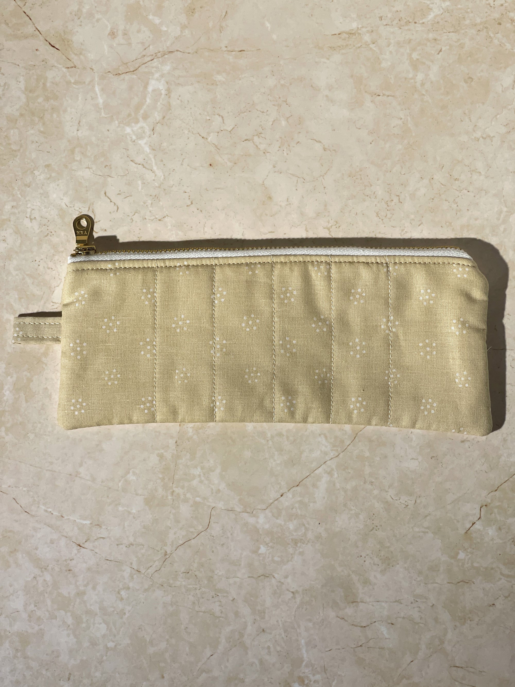 Glasses / Pencil Flat Pouch - Cream Latte