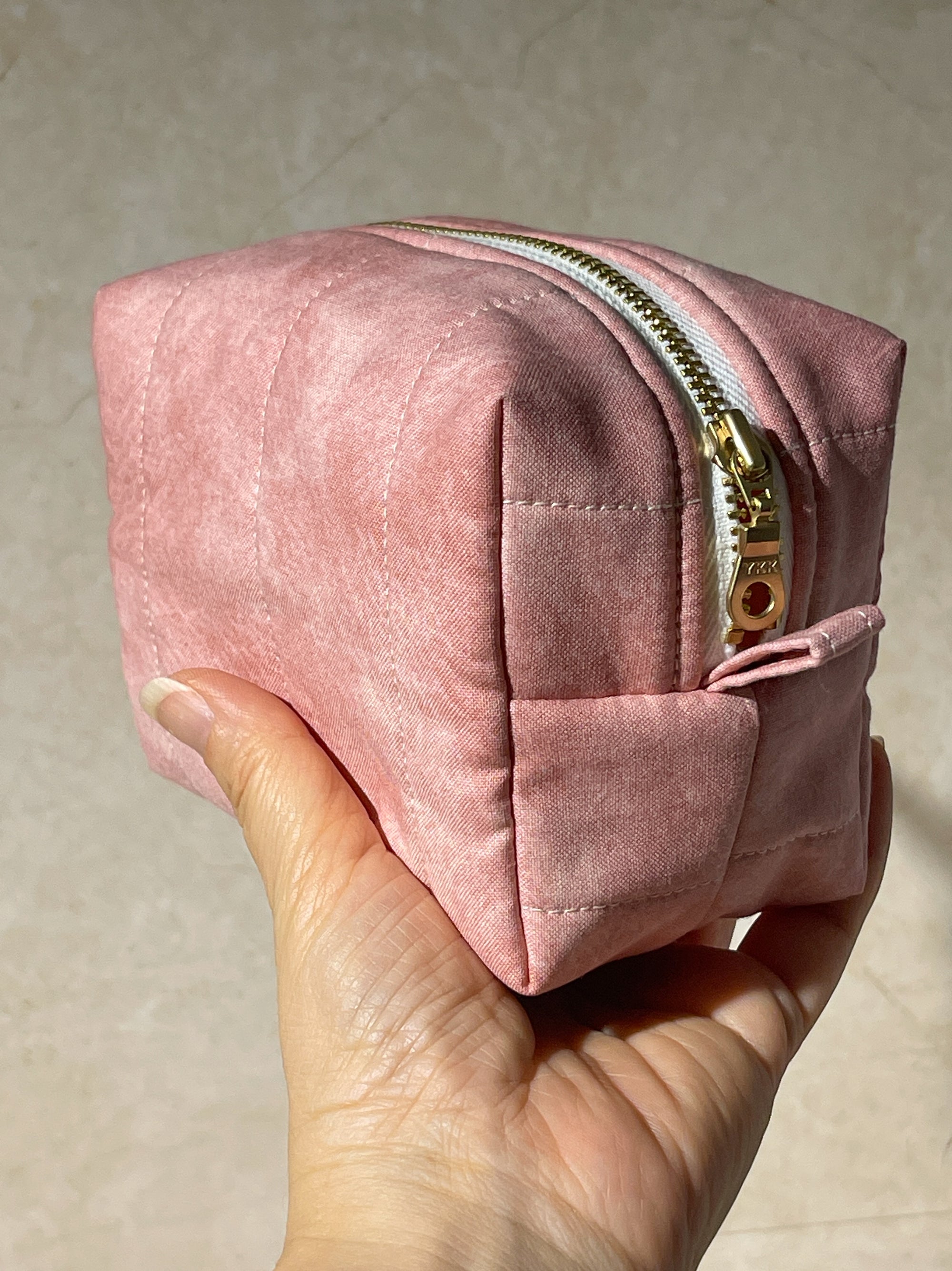 Small Boxy - Pink Velvet Macchiato