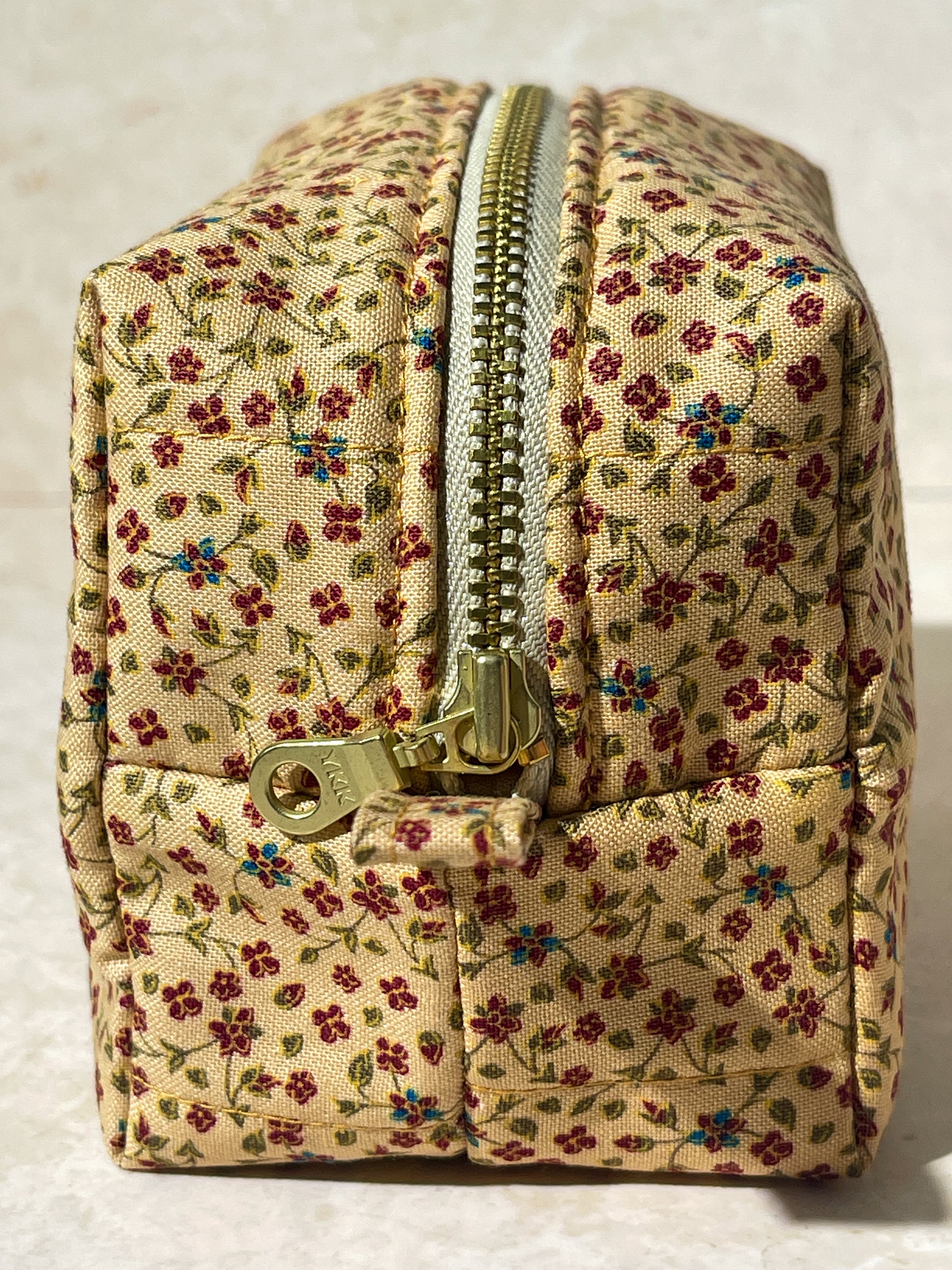 Small Boxy Pouch - Fall Latte