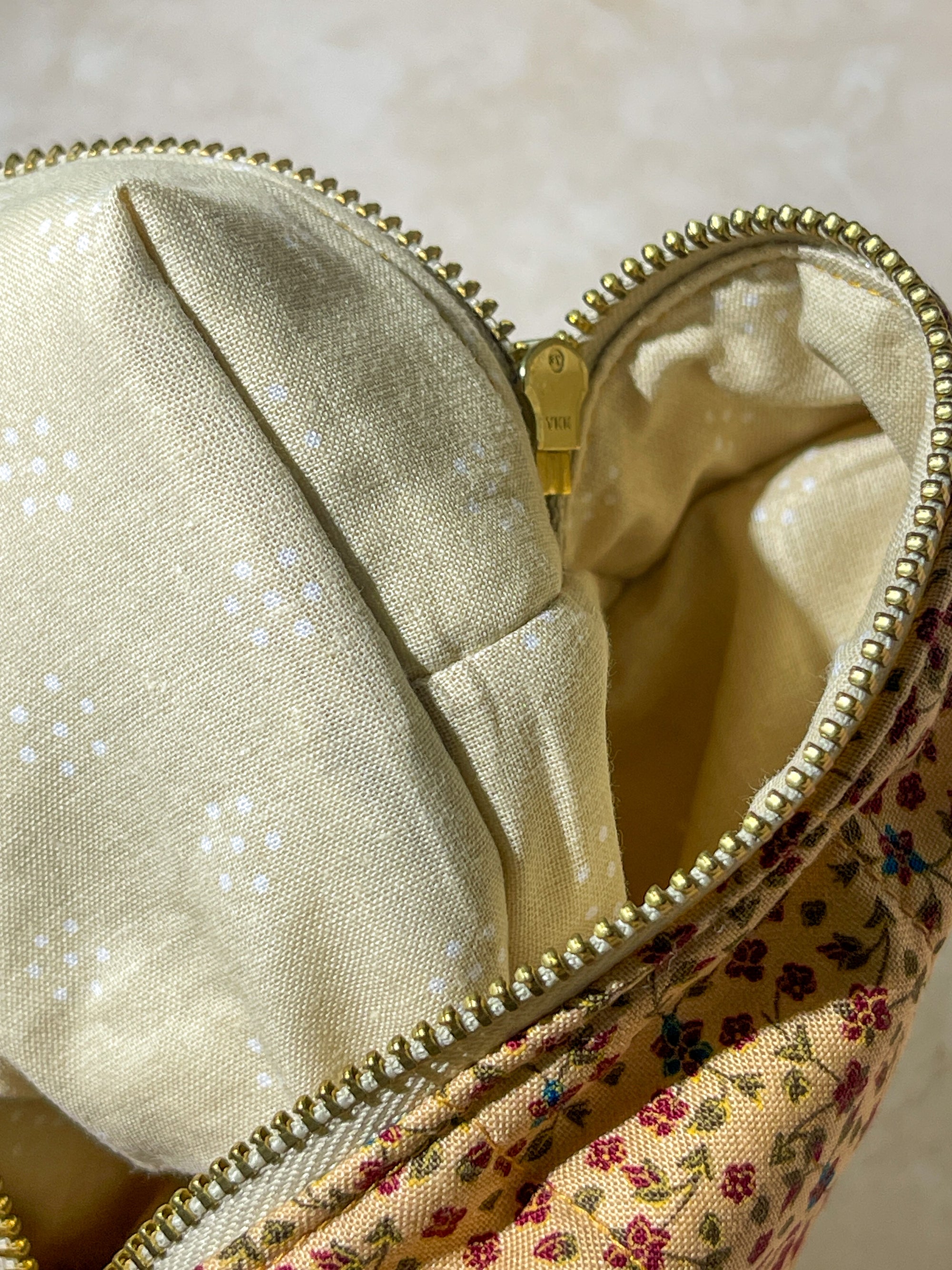 Small Boxy Pouch - Fall Latte