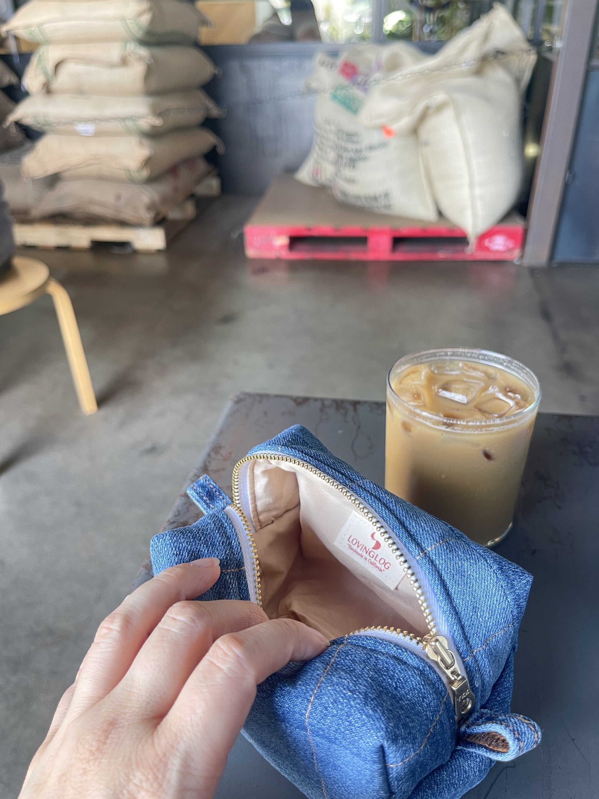 Upcycled Small Boxy - Blue Denim