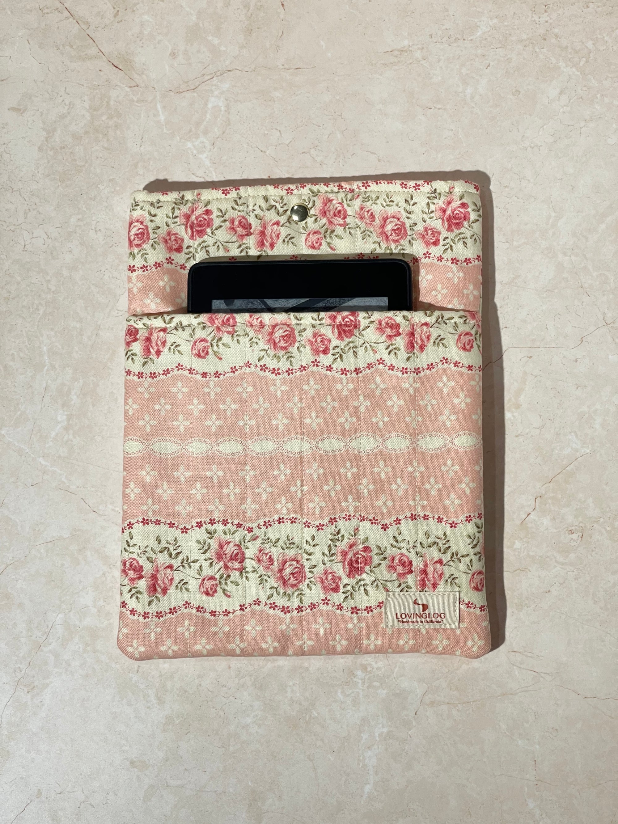 Small Book Sleeve - Rose