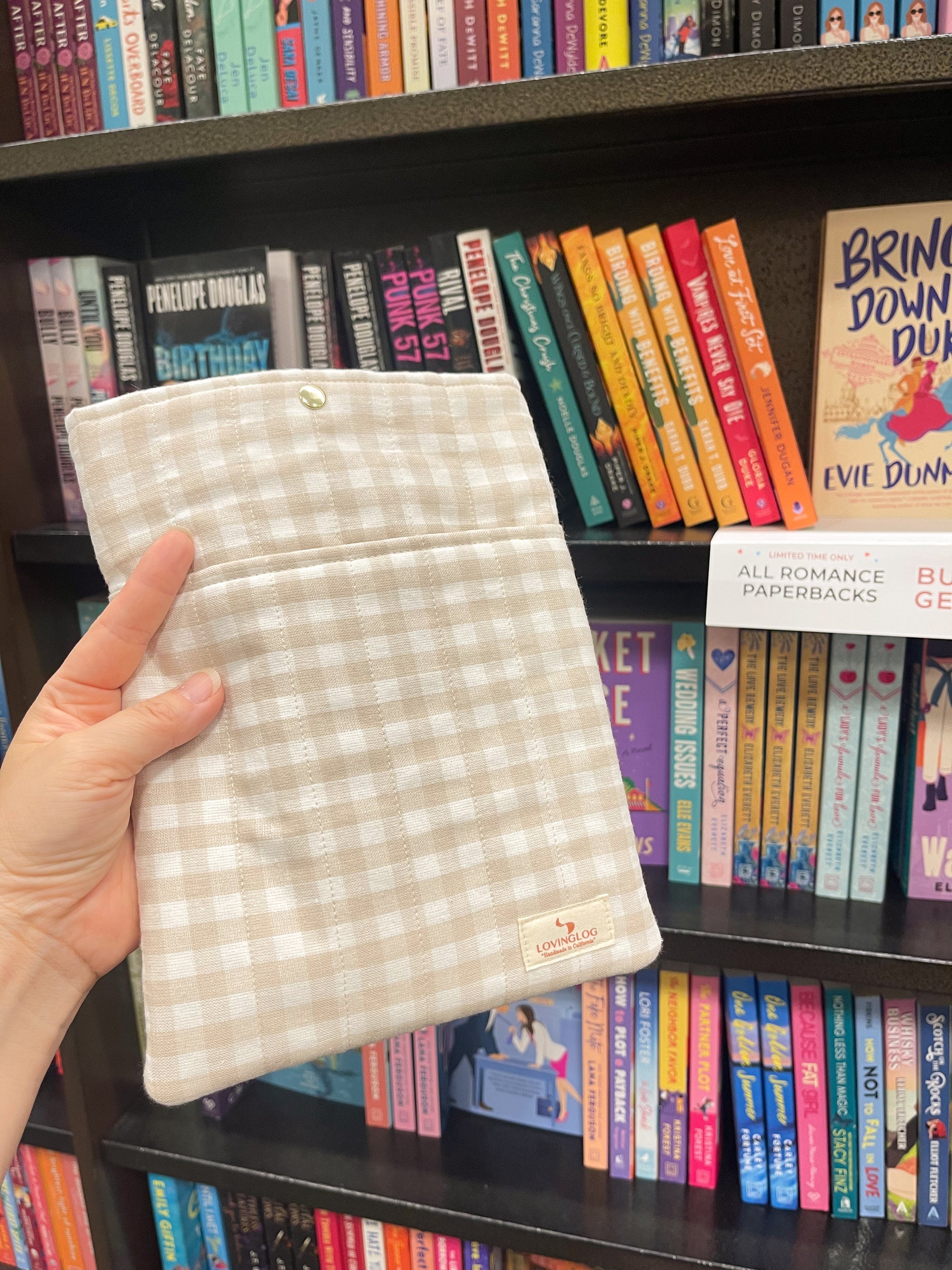 Small Book Sleeve - Black Tea Latte