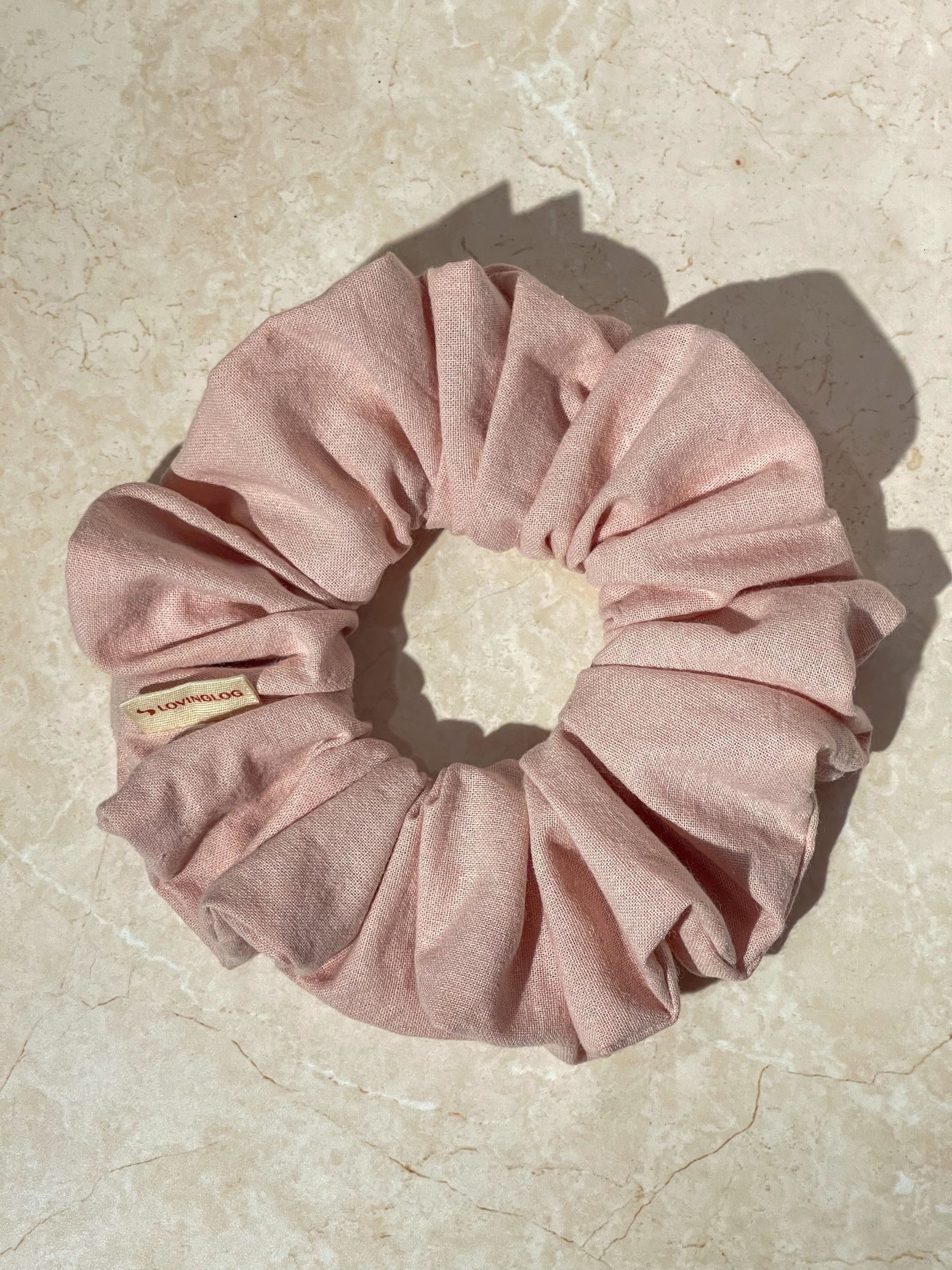 Classic Scrunchie - Strawerry Latte