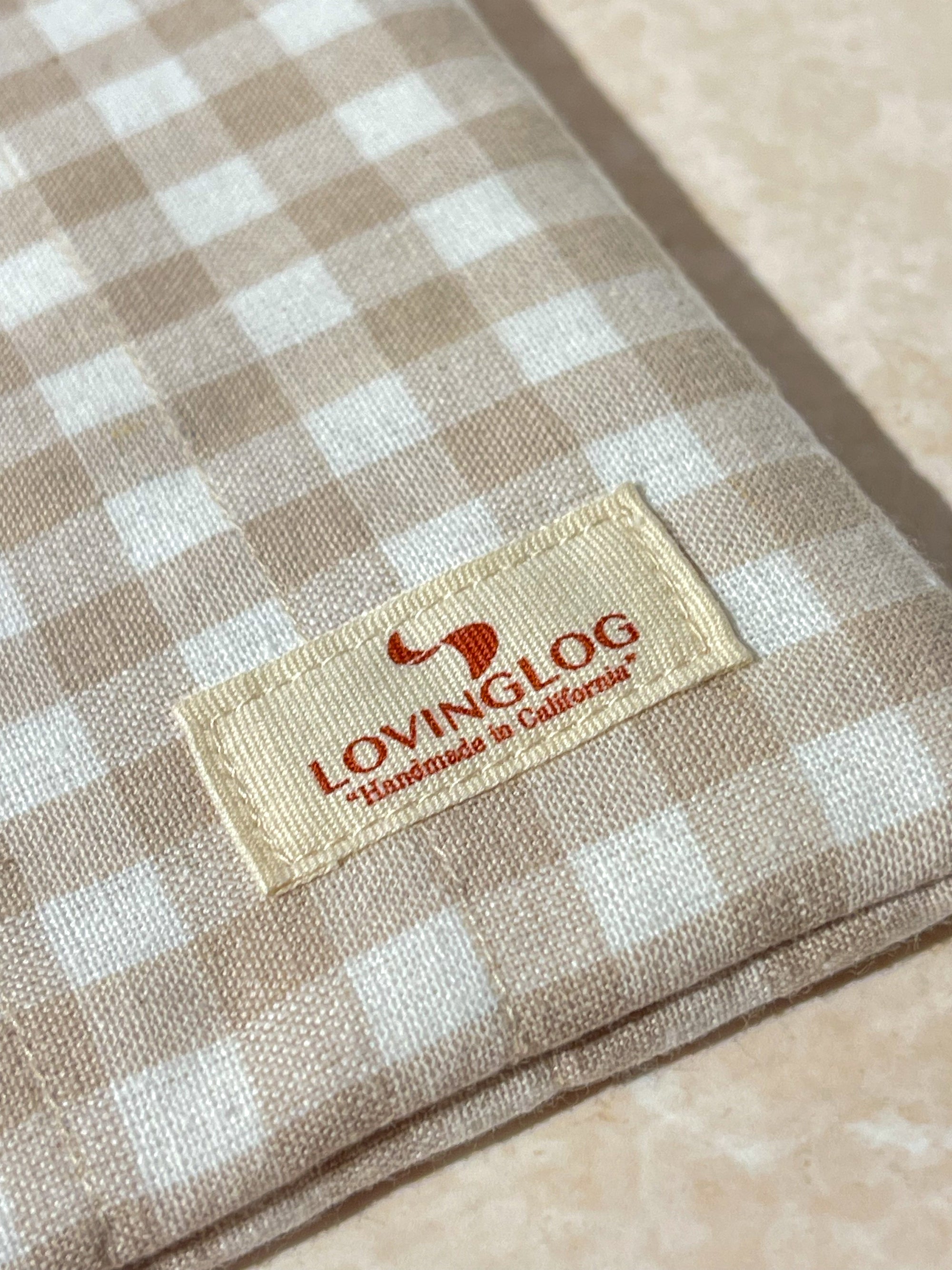 Large Book Sleeve - Black Tea Latte