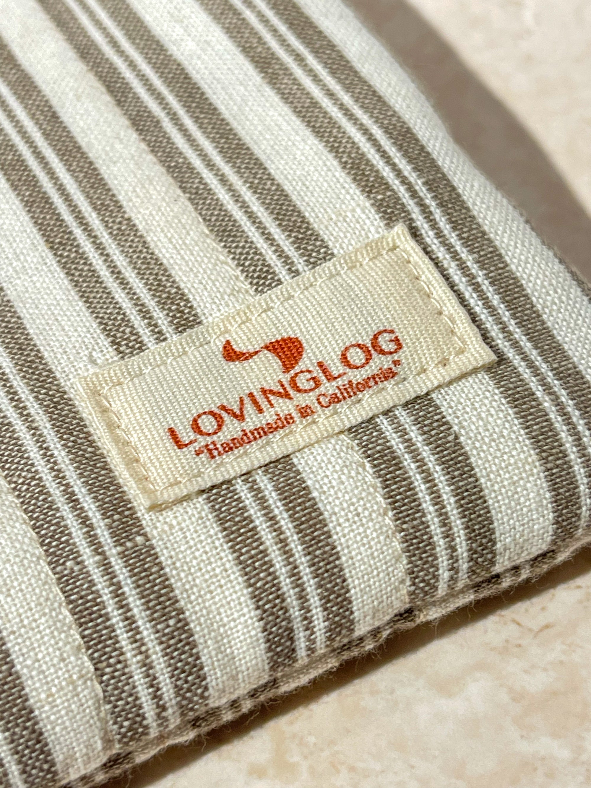Classic Book Sleeve - Black Tea & Cream