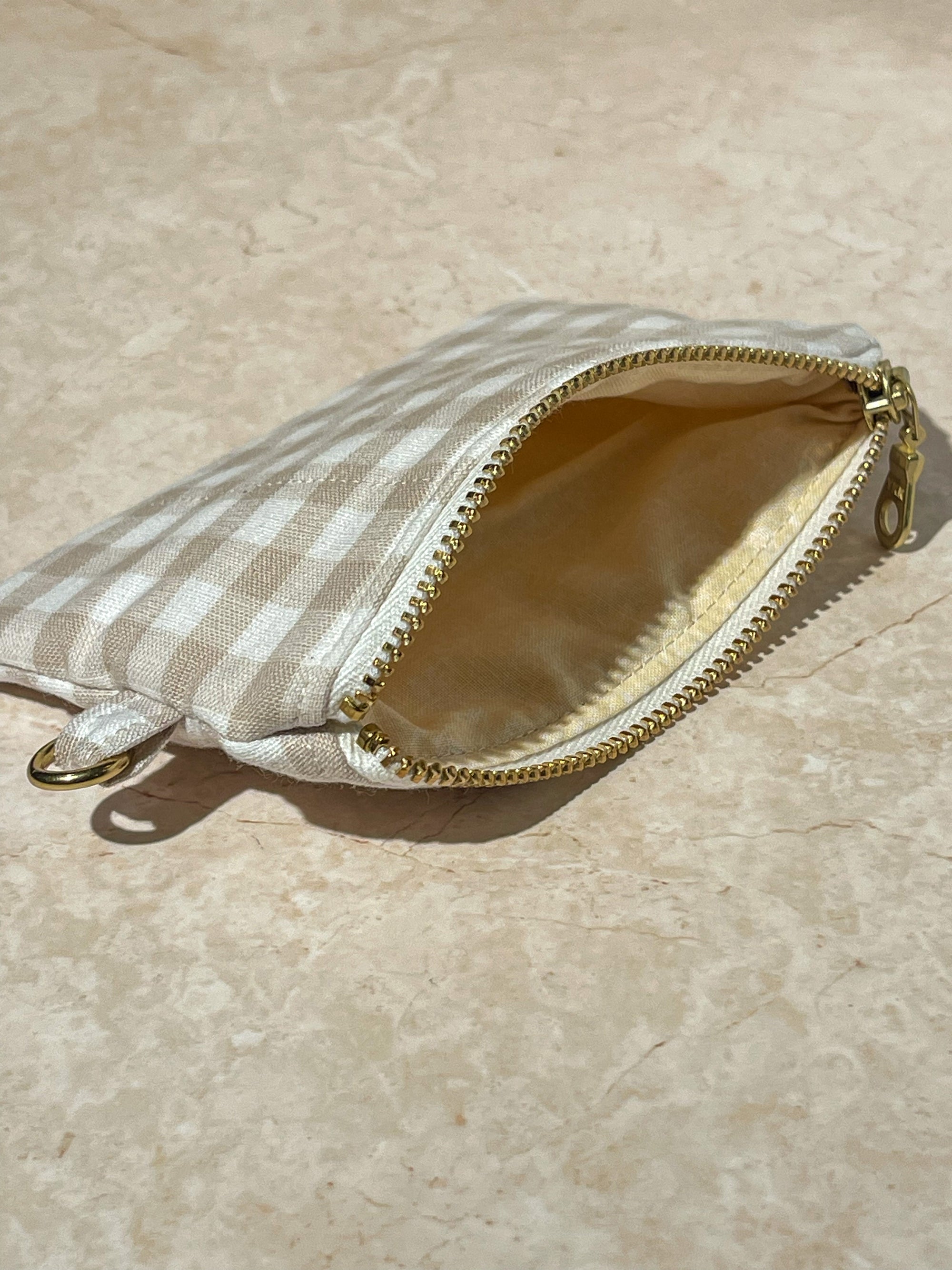 Keychain Pouch - Black Tea Latte