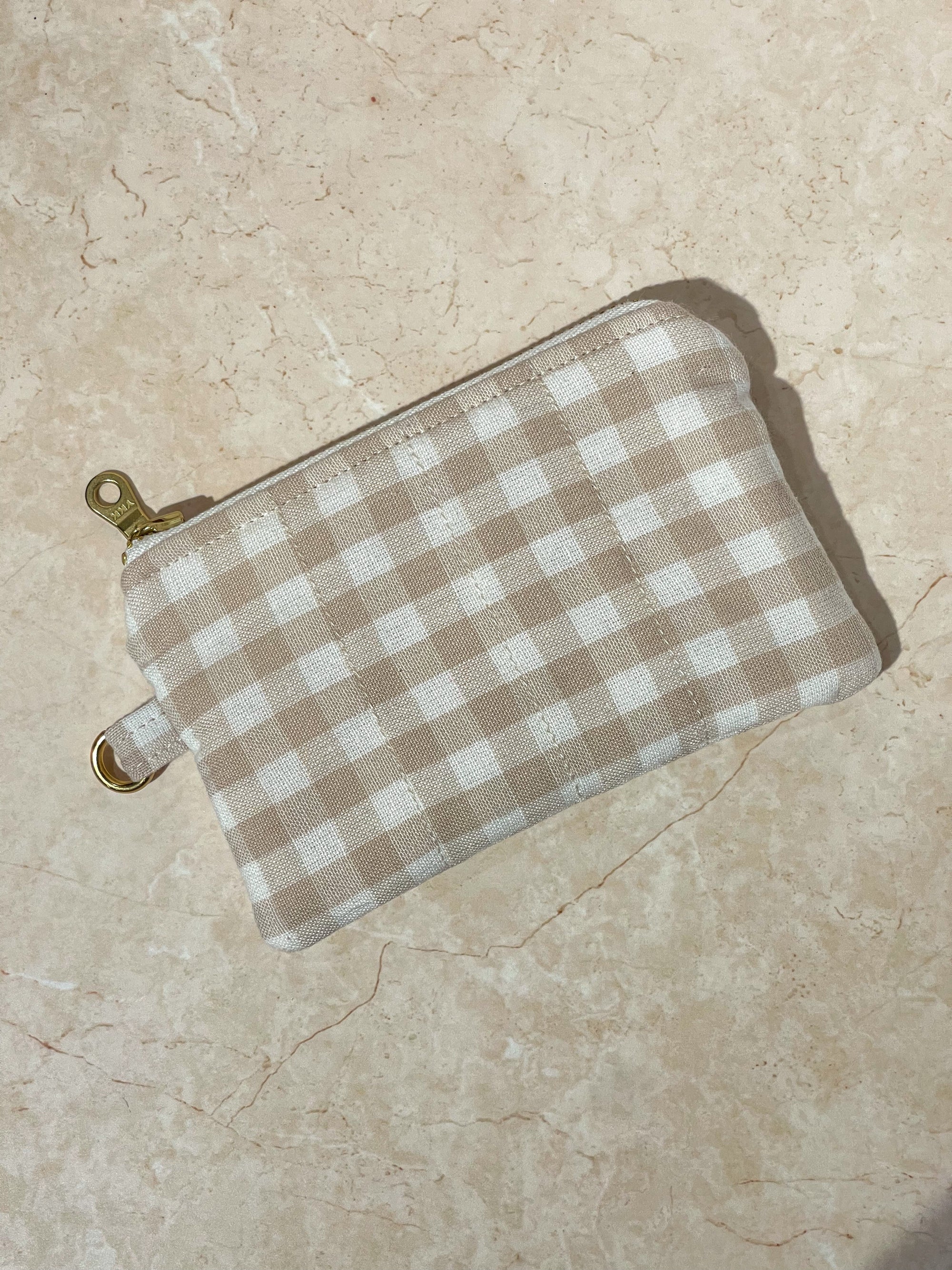 Keychain Pouch - Black Tea Latte