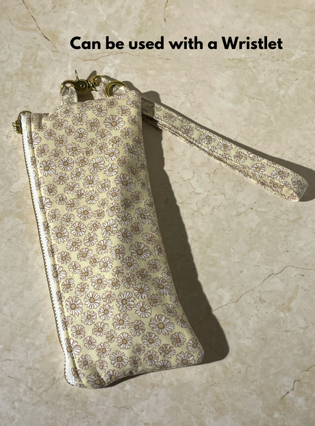 Glasses / Pencil Flat Pouch - Cream Latte