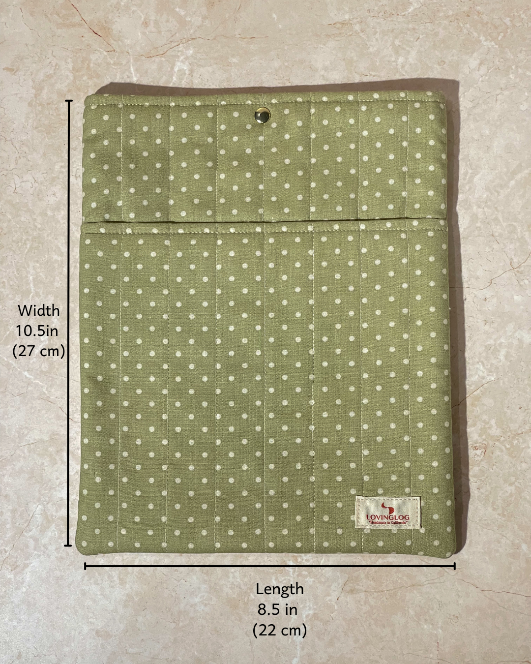 Classic Book Sleeve - Avocado Latte