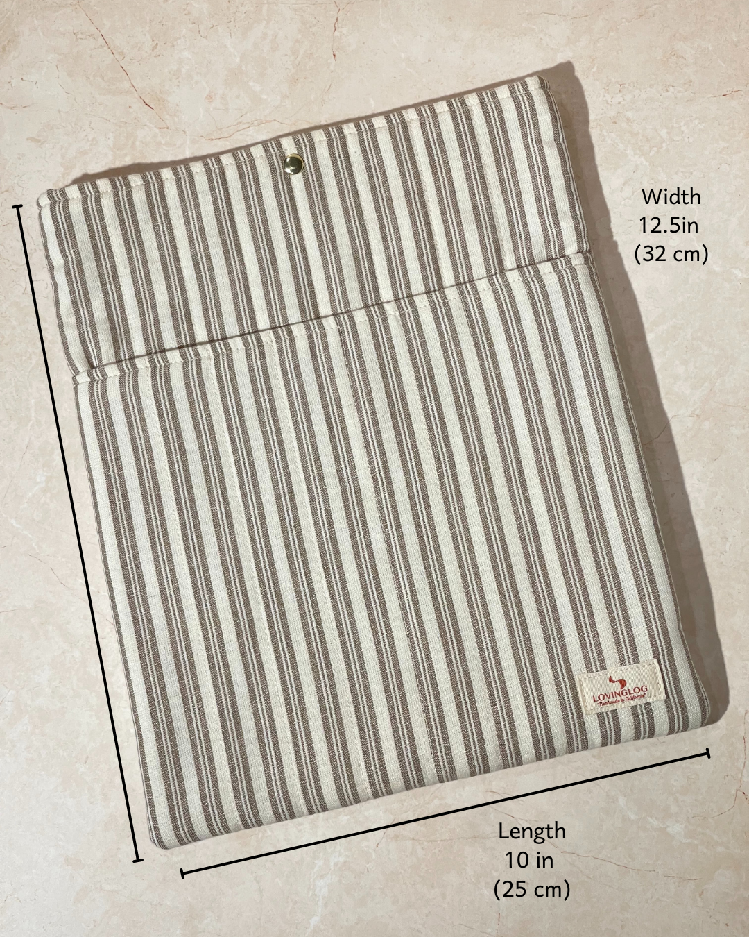 Large Book Sleeve - Avocado Latte