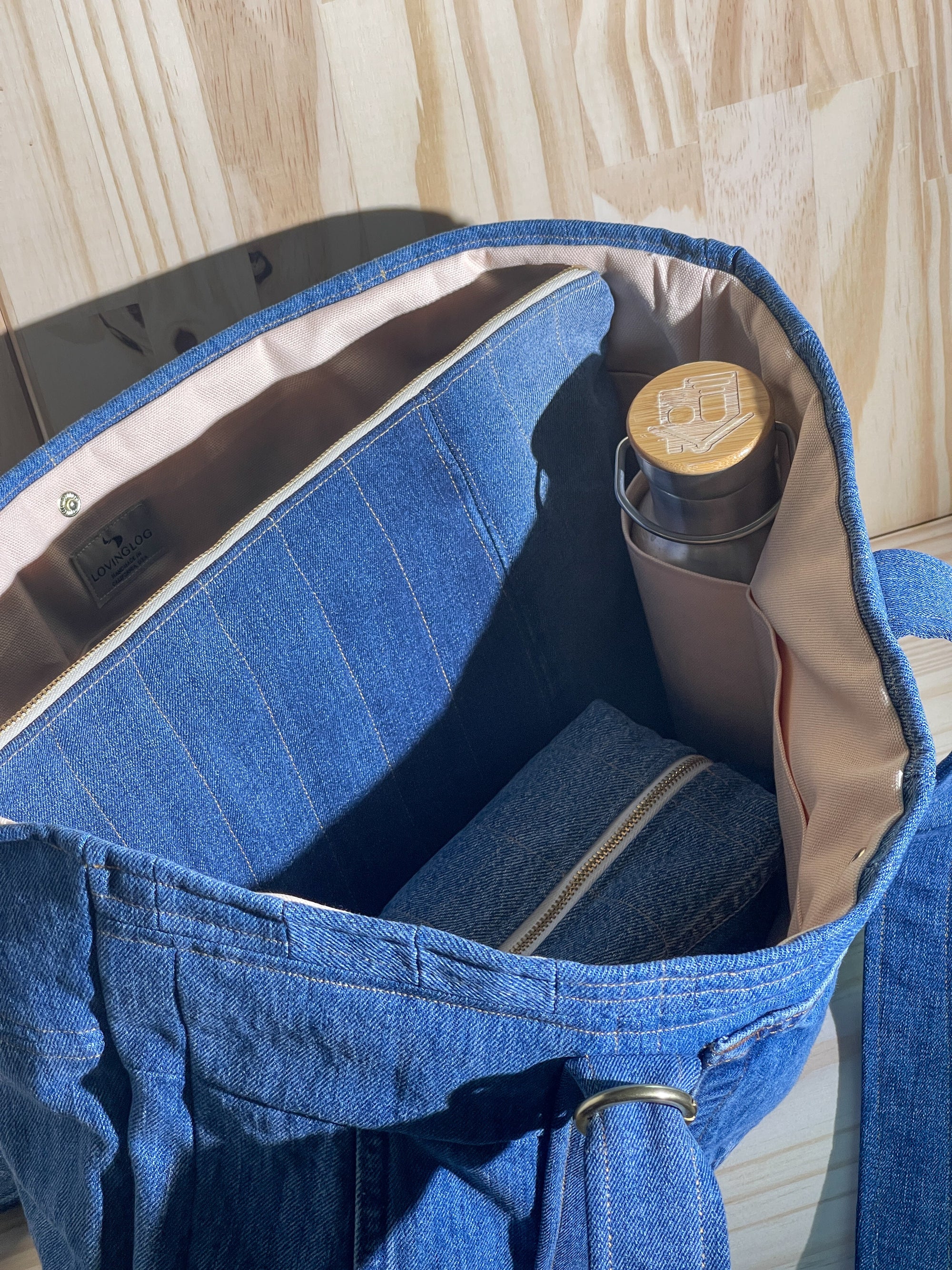 Large Quilted Tote Bag