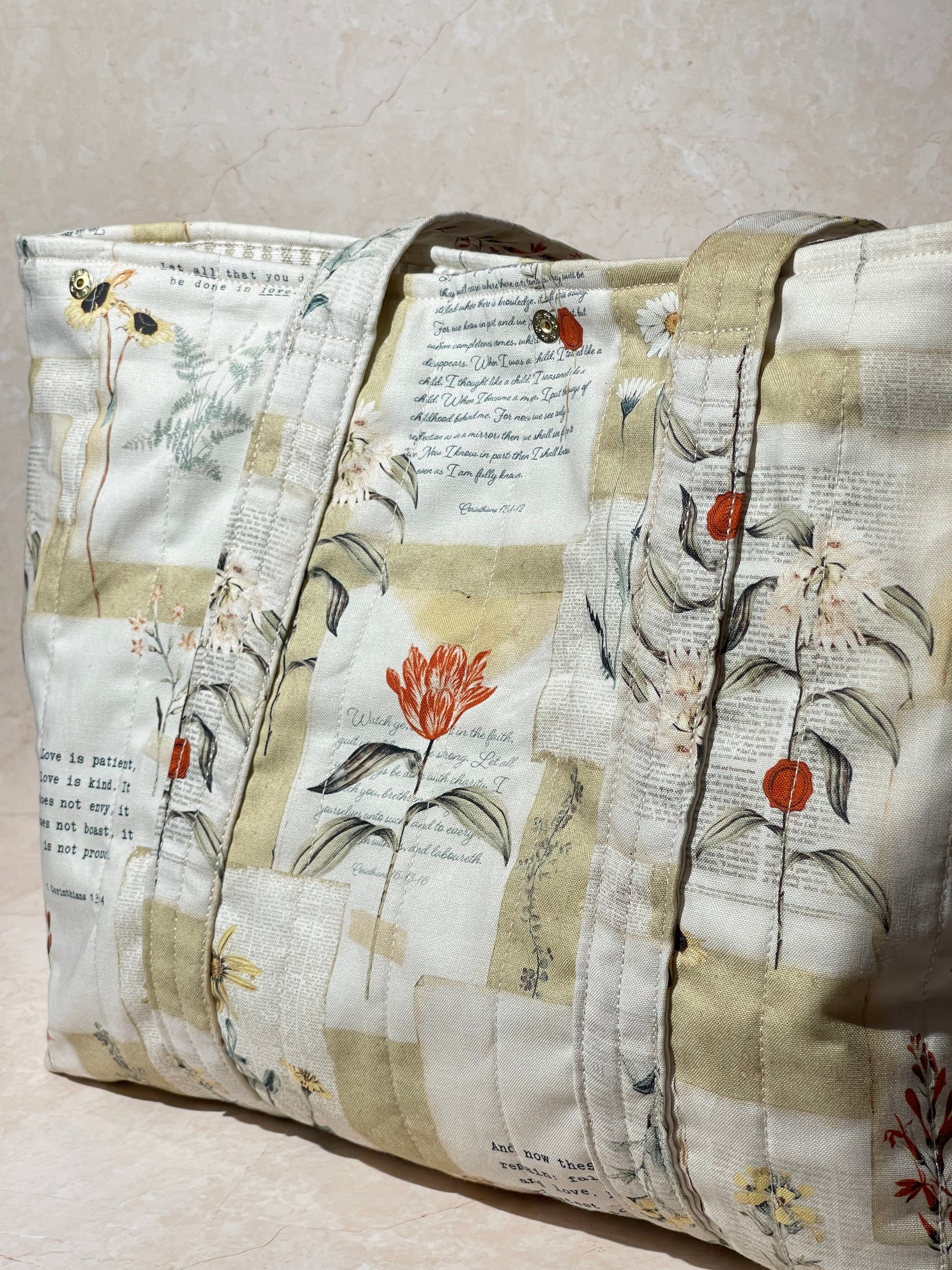 Bible &amp; Book Tote (One-Of-A-Kind) -Sample-