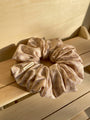 Tan Daisy Large Scrunchie