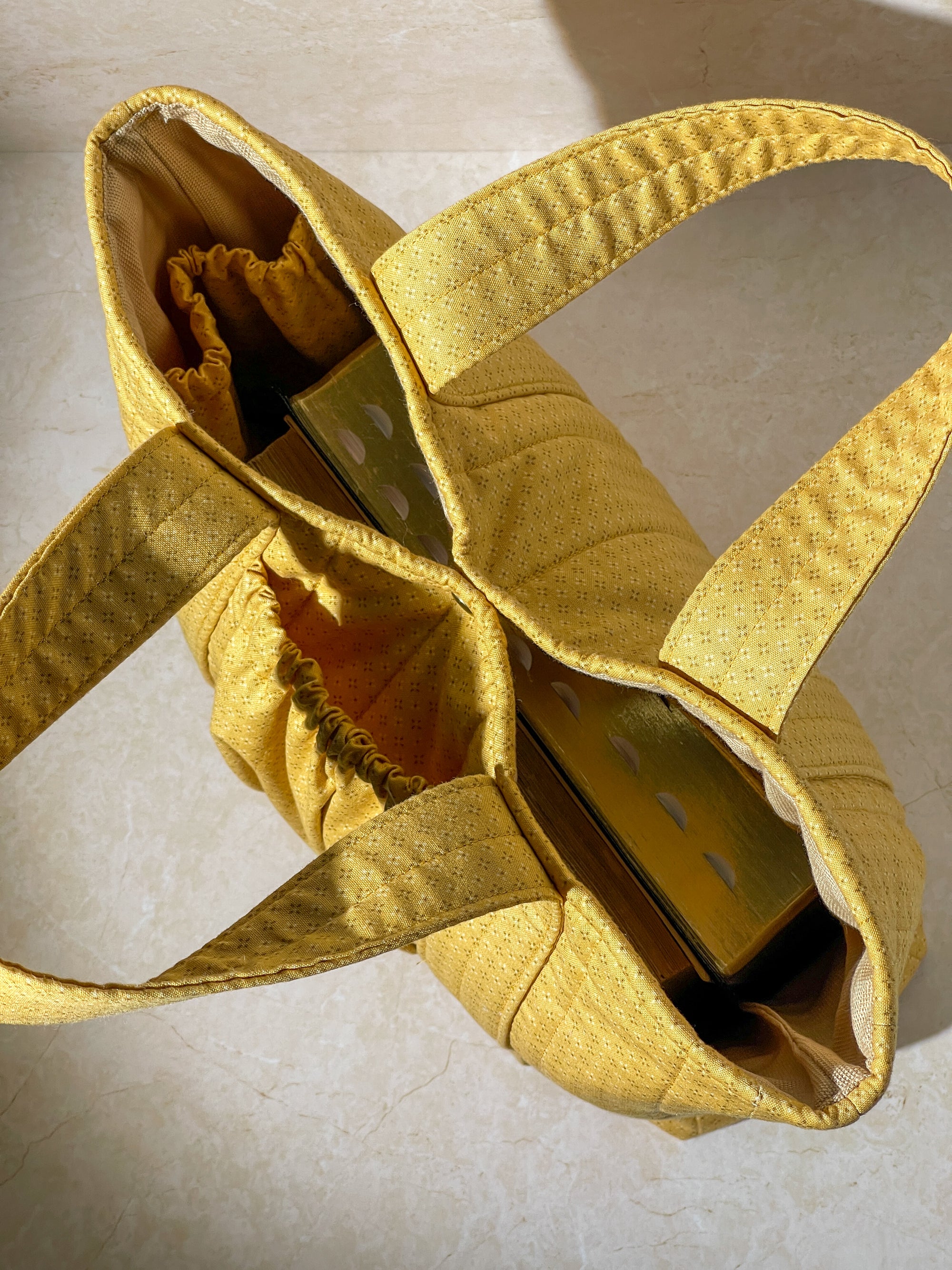 Book / Bible Tote - Golden Latte [4&quot; Tote]