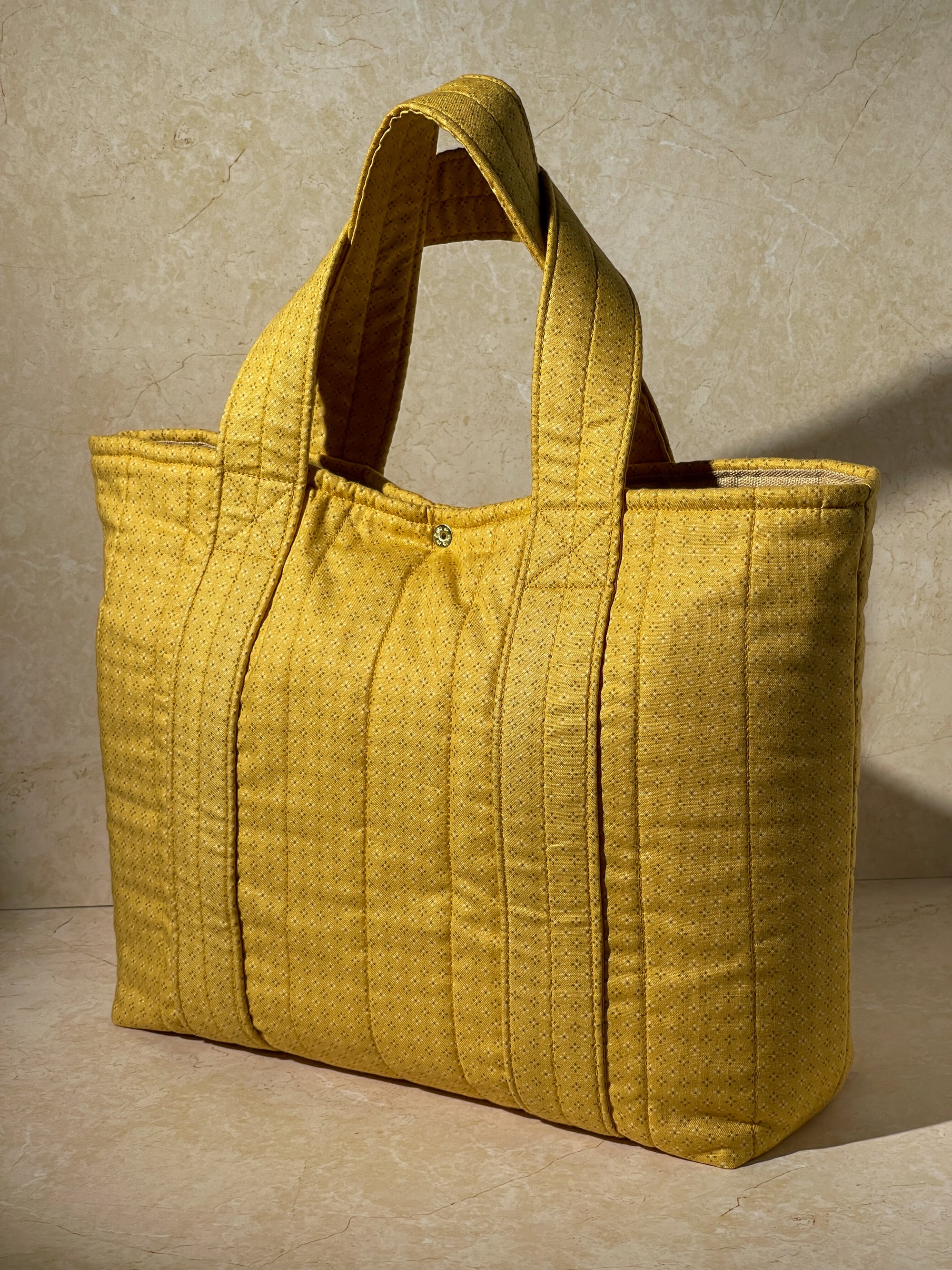 Book / Bible Tote - Golden Latte [4&quot; Tote]