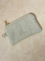 Flat Keychain Pouch - Light Charcoal Latte
