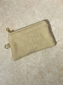 Flat Keychain Pouch - Cream Latte