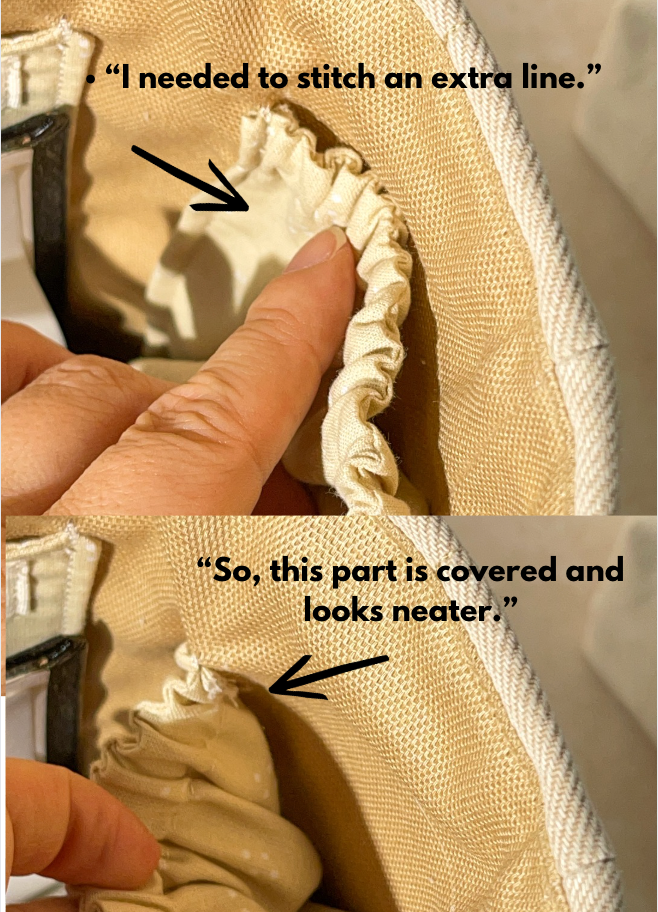 Book / Bible Tote - Upcycled Beige Denim (1) [4&quot; Tote]